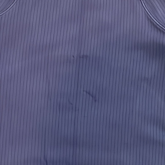 Lululemon It's Rulu Ribbed Navy Blue Long-Sleeve Shirt - Picture 5 of 5